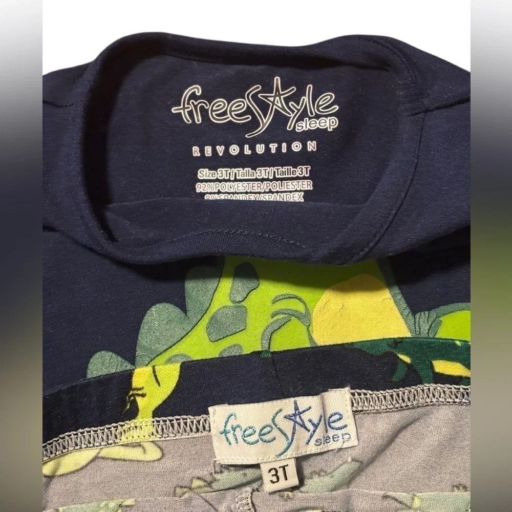 3T Freestyle Blue Monster Gphc Tee & mtchg pants, gd used cndtn. 15%off w 2+bndl